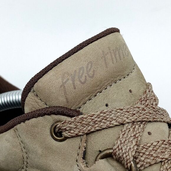 SAS Free Time Women’s Size 9 WW Wide Walking Shoes Tan Nubuck Lace Up Comfort - Picture 4 of 11